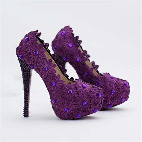 purple designer shoes for women.